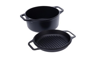 Combo Cooker de Hierro Fundido Victoria 8966 5,7L Combo Cooker de Hierro Fundido Victoria 8966 5,7L