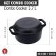 Combo Cooker de Hierro Fundido Victoria 5,7L Esmaltado