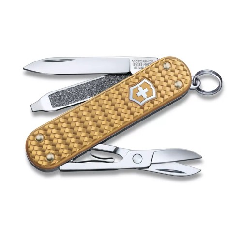 Multi-Herramienta Victorinox Classic Precious 58mm Dorado