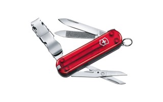 Multi-Herramienta Victorinox Nail Clip 65mm Rojo Trans.