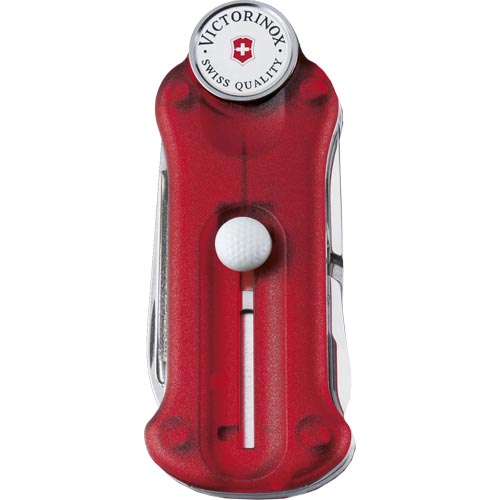 Multi-Herramienta Victorinox Golf Tool 91mm Rojo Trans.