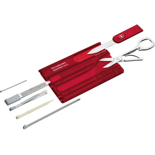 Multi-Herramienta Victorinox Classic Tarjeta 82mm Rojo