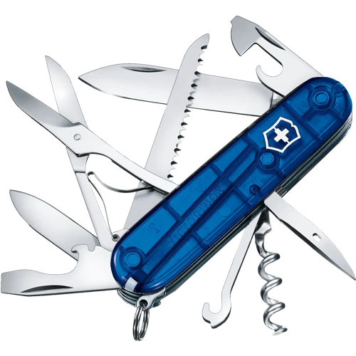 Multi-Herramienta Victorinox Huntsman 91mm Azul Trans