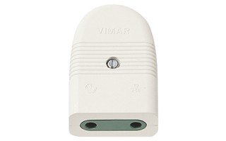 Ficha Hembra Vimar Mille 01022.B 2P 10A Blanco Ficha Hembra Vimar Mille 01022.B 2P 10A Blanco