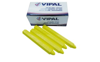 Tiza para Gomería Vipal 503050 Amarillo 12u Tiza para Gomería Vipal 503050 Amarillo 12u