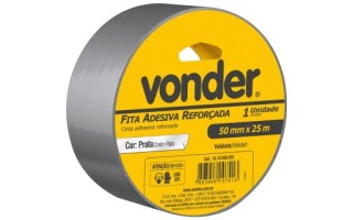 Cinta para Ductos Vonder 50mm x 25m Gris Cinta para Ductos Vonder 50mm x 25m Gris