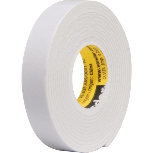 Cinta de Montaje Doble Faz Vonder Espuma 12mm x 1,5m Cinta de Montaje Doble Faz Vonder Espuma 12mm x 1,5m