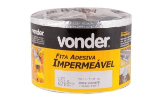 Cinta Asfaltica Autoadhesiva Vonder 10cm x10m Cinta Asfaltica Autoadhesiva Vonder 10cm x10m