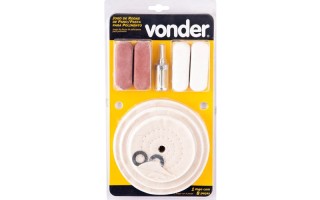 Paños y Pastas para Pulir Metales con Taladro Vonder  Paños y Pastas para Pulir Metales con Taladro Vonder