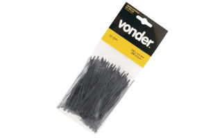 Precinto Vonder 2,5mm 10cm Negro x100u Precinto Vonder 2,5mm 10cm Negro x100u