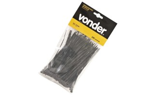 Precinto Vonder 2,5mm 14cm Negro x100u Precinto Vonder 2,5mm 14cm Negro x100u