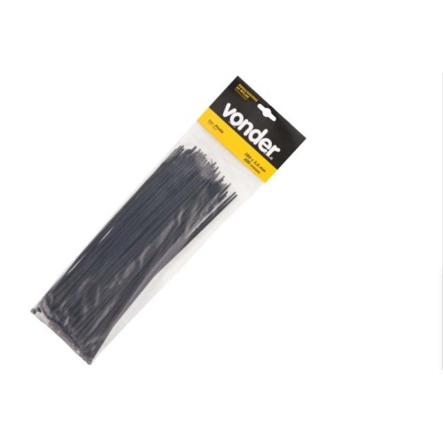 Precinto Vonder 3,6mm 28cm Negro x100u