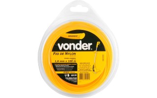 Hilo para Bordeadora Vonder Redondo 1,6mm 100m Hilo para Bordeadora Vonder Redondo 1,6mm 100m