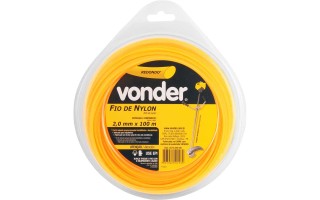 Hilo para Bordeadora Vonder Redondo 2mm 100m Hilo para Bordeadora Vonder Redondo 2mm 100m