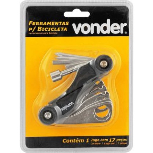 Herramientas para Bicicletas Vonder 17pzs