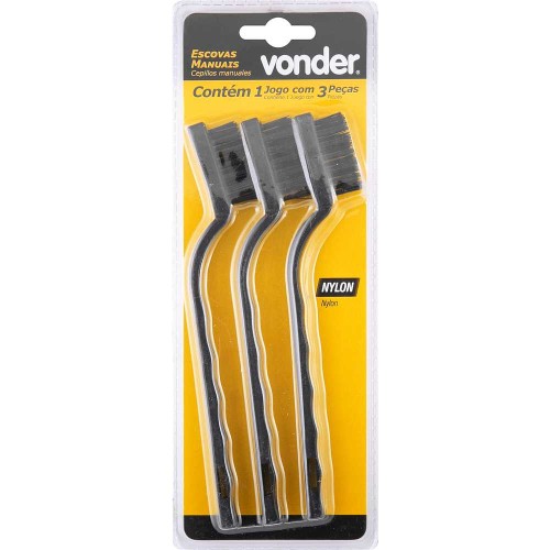 Cepillos Multiusos Vonder 17cm 3pzs