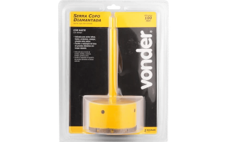 Sierra Corona Diamantada Larga Vonder 100mm Sierra Corona Diamantada Larga Vonder 100mm