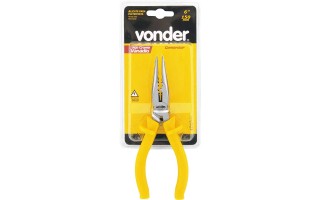 Pinza Punta Fina Aislada Vonder 1000V 6'' 16cm