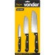 Cuchillos para Asado Vonder Inoxidable 3pzs