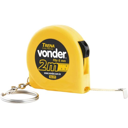 Cinta Métrica Vonder 6mm 2m Llavero