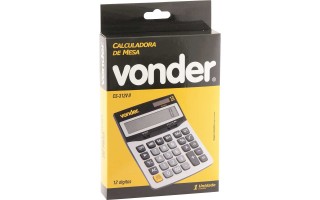 Calculadora Básica Vonder CS 312V II 12 dígitos Calculadora Básica Vonder CS 312V II 12 dígitos