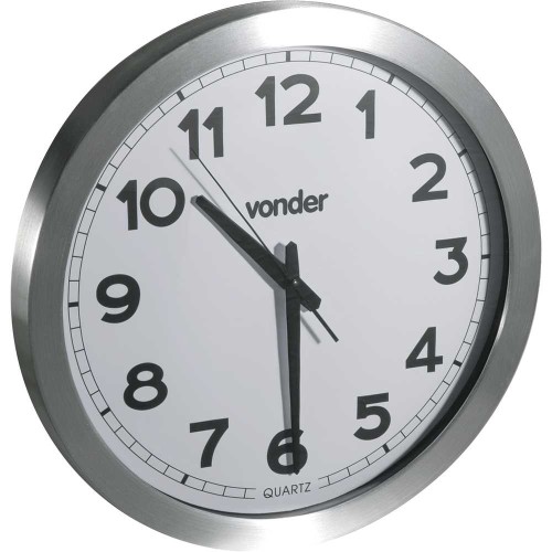 Reloj de Pared Vonder 3880400000 40cm 1xAA Aluminio