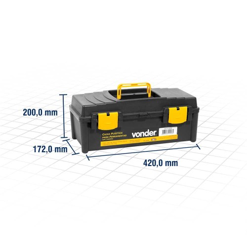Caja de Herramientas Vonder VD4038 Plástico 40cm