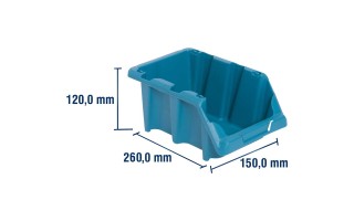 Bandeja Plástica Vonder N°5 26x15x12cm Azul Bandeja Plástica Vonder N°5 26x15x12cm Azul