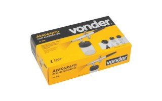 Pistola Aerógrafo Vonder AJ008 2bar con Accesorios