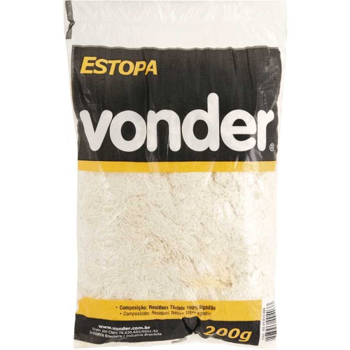 Estopa Vonder 6340013000 200g Blanco