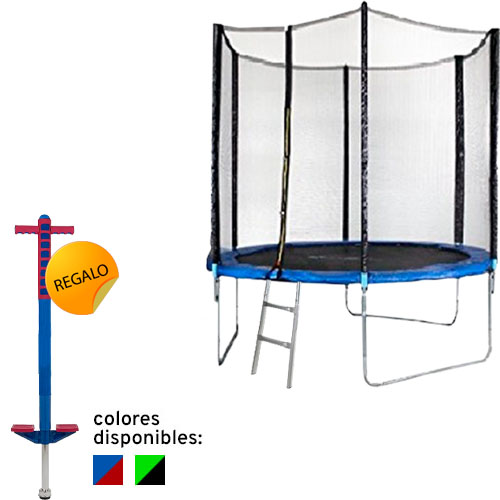 Cama Elástica Trampolin WW Sport 2m con Red de Seguridad