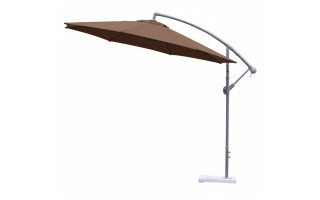 Sombrilla de Jardín Colgante Redonda 3m Marrón Sombrilla de Jardín Colgante Redonda 3m Marrón