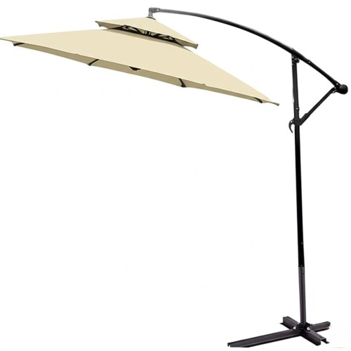 Sombrilla Colgante Redonda 2,7m Beige