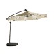 Sombrilla Colgante Redonda 3m Beige con Luces