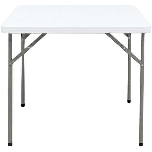 Mesa Plegable de Plástico y Metal Cuadrada ZL-F86 86x86cm