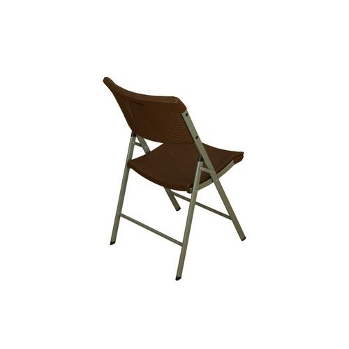 Silla Plegable de Plastico y Metal D55RA Ratan