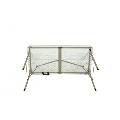 Mesa Plegable de Plástico y Metal Rectangular 122x61cm