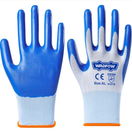 Guantes Wadfow WGV2801 Recubiertos con Nitrilo XL
