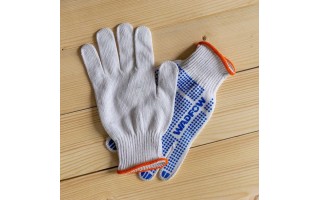 Guantes Wadfow WKG1801 Algodón con Puntos de PVC XL Guantes Wadfow WKG1801 Algodón con Puntos de PVC XL