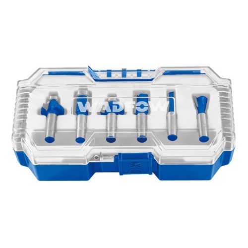 Fresas Wadfow WRKSR0106 6mm 6pzs Fresas Wadfow WRKSR0106 6mm 6pzs