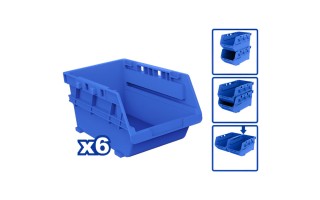 Bandeja Plástica Wadfow WTB8336 165x110x80mm Azul Bandeja Plástica Wadfow WTB8336 165x110x80mm Azul