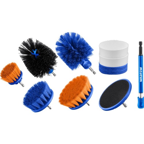 Cepillos para Taladro Multiusos Wadfow WND5403 1/4'' 11pzs Cepillos para Taladro Multiusos Wadfow WND5403 1/4'' 11pzs