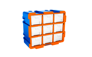Organizador Wadfow WTB8331 Plástico con 9 cajas Organizador Wadfow WTB8331 Plástico con 9 cajas