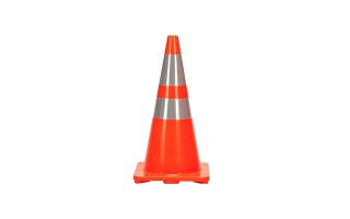 Cono de Precaución Wadfow WYJ1A70 70cm Naranja Reflectivo Cono de Precaución Wadfow WYJ1A70 70cm Naranja Reflectivo