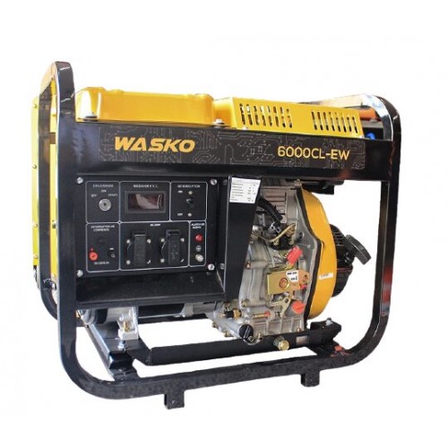 Generador de Corriente Wasko 230V 5000W Diesel Abierto