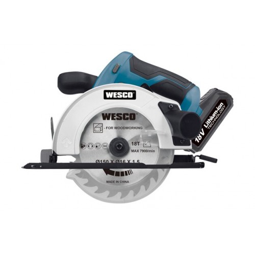 Sierra Circular a Batería Wesco WS2934 150mm 18V