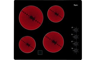 Placa de Cocina Whirlpool Vitroceramica 4H 6200W Inox.