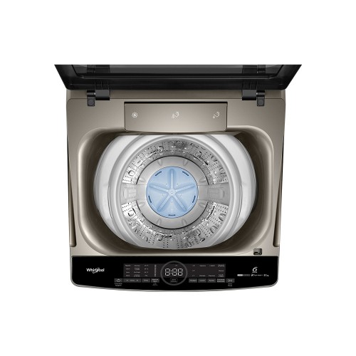 Lavarropas Whirlpool WI11 Auto. Carga Superior 11Kg 700rpm Plata