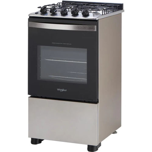 Cocina a Gas Whirlpool WFO4VBR 4 Hornallas Inox.