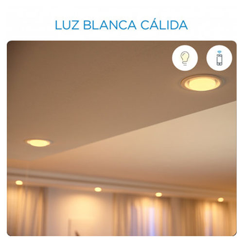 Panel de Luz Inteligente Wiz LED 24W 21,5cm Blanco